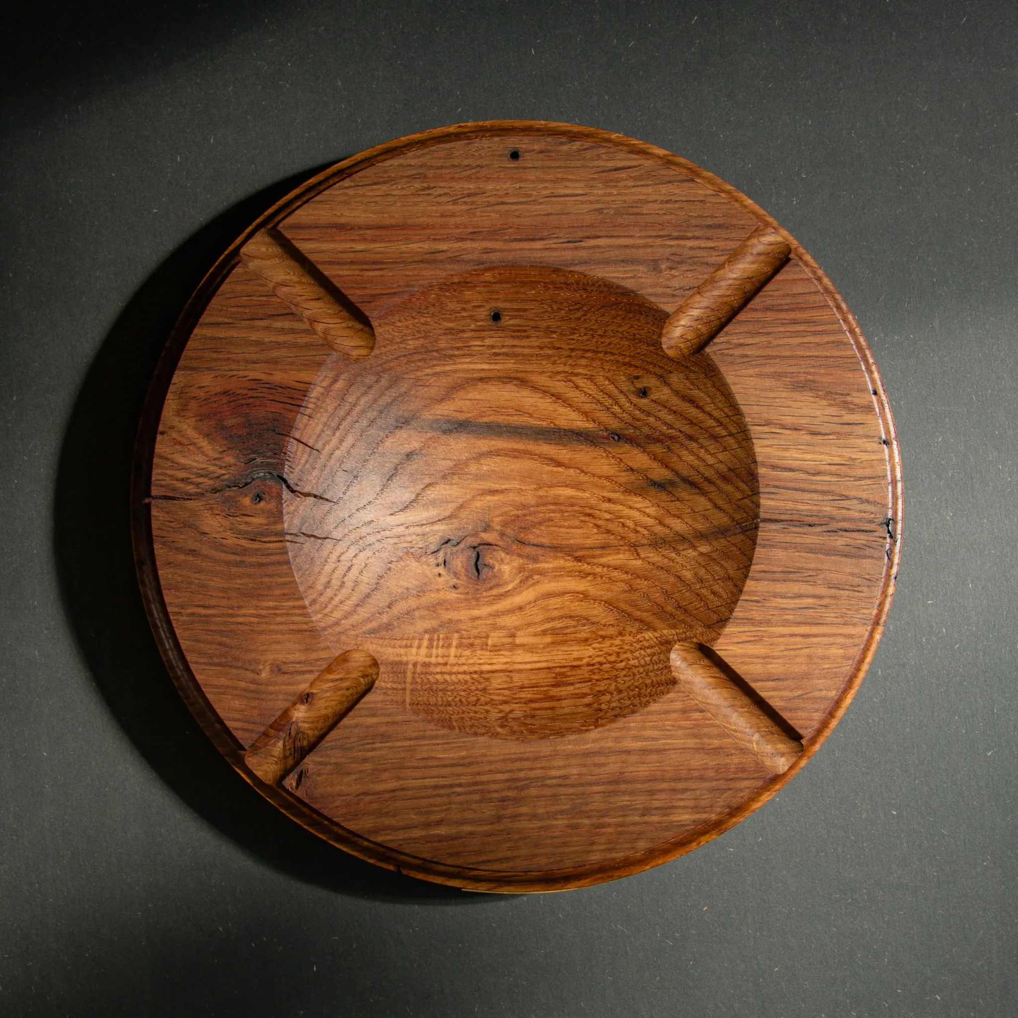 Cigar Ashtray · Wine Barrel Wood - Image 2