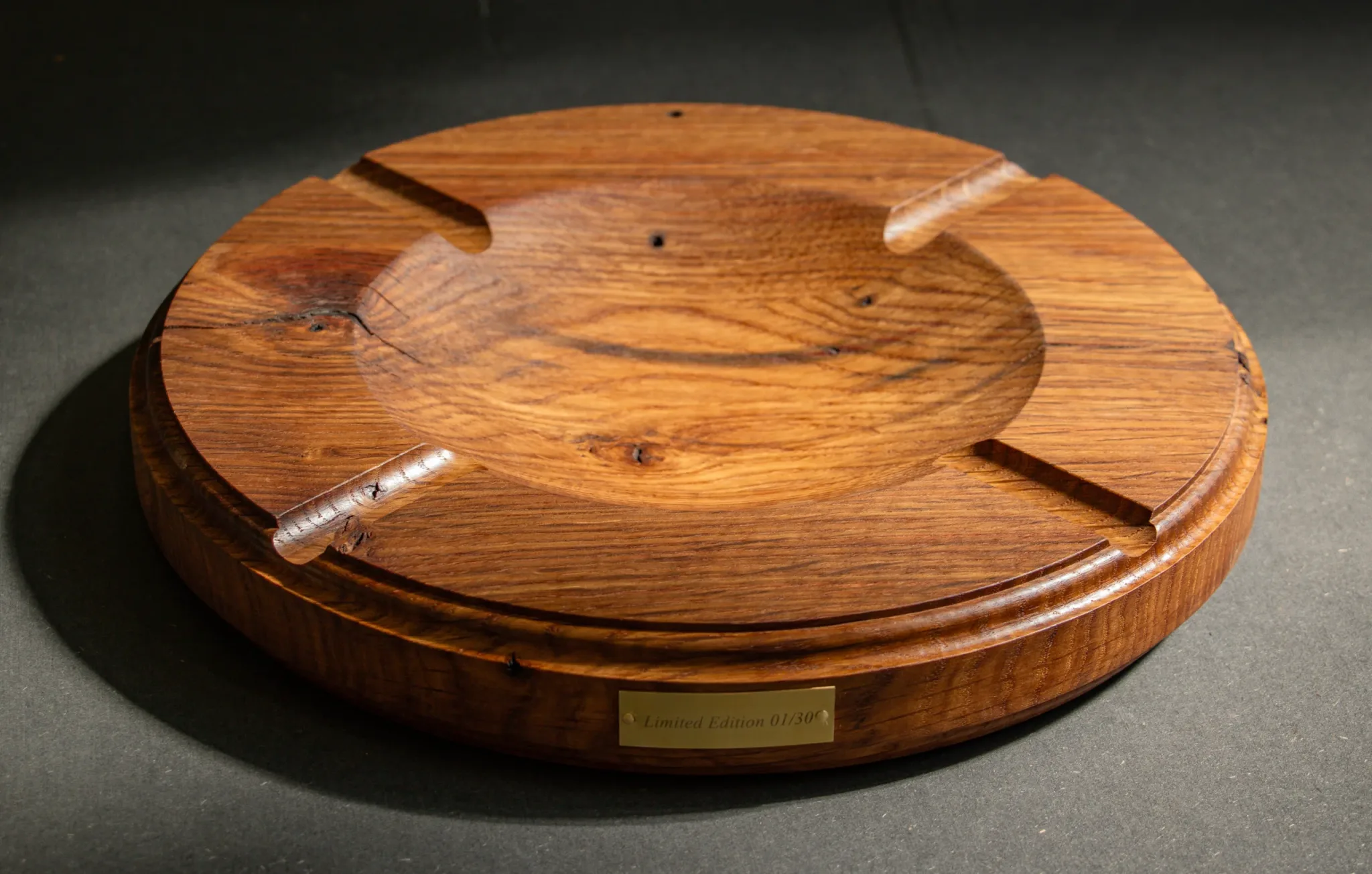 Cigar Ashtray · Wine Barrel Wood - Image 3