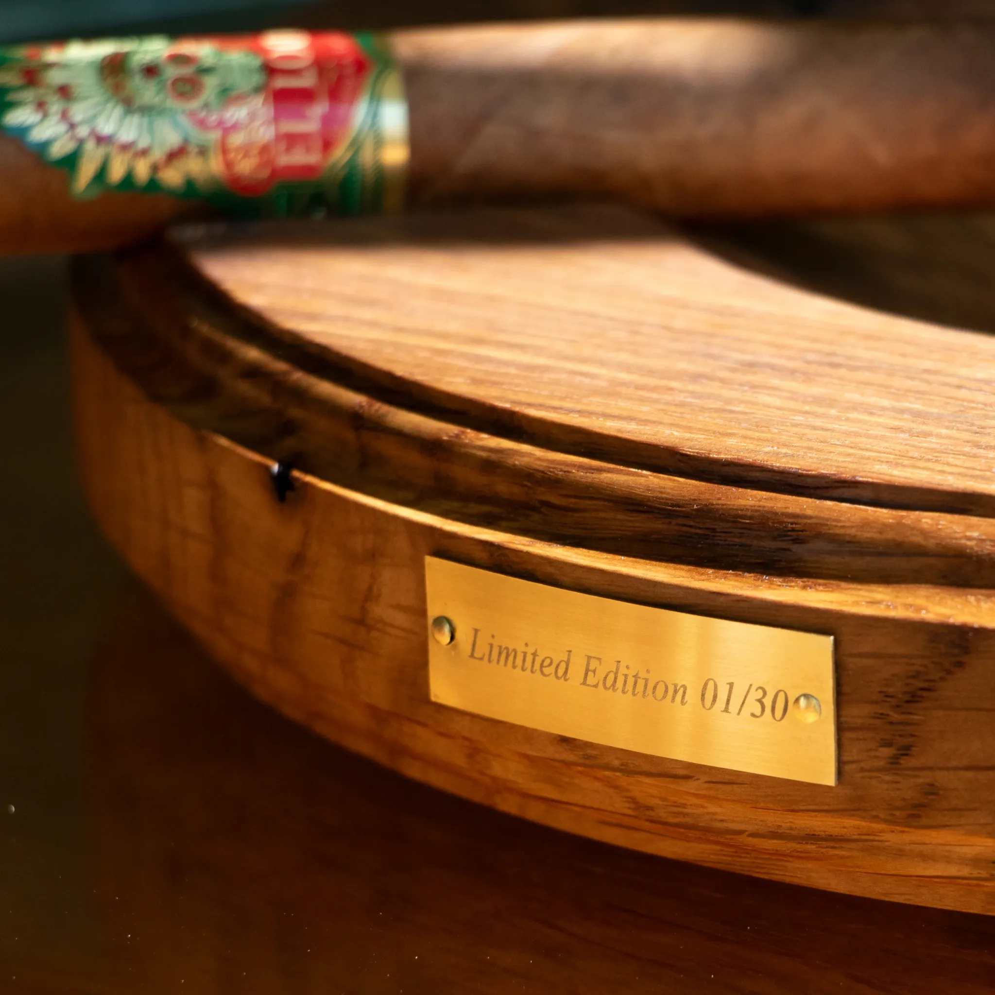 Cigar Ashtray · Wine Barrel Wood - Image 6