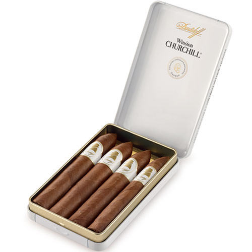 Davidoff Winston Churchill Belicoso Tin Of 4