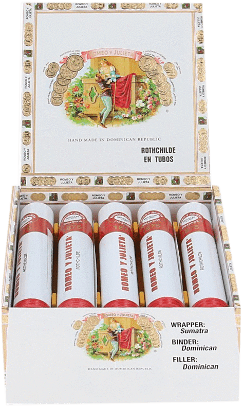 Romeo Y Julieta 1875 Rothchilde En Tubo